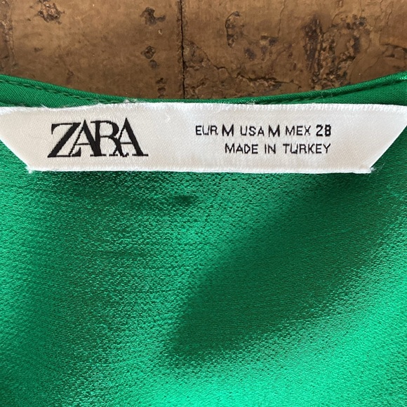 Zara women’s wrap 100% viscose blouse top! Size M - Picture 13 of 15